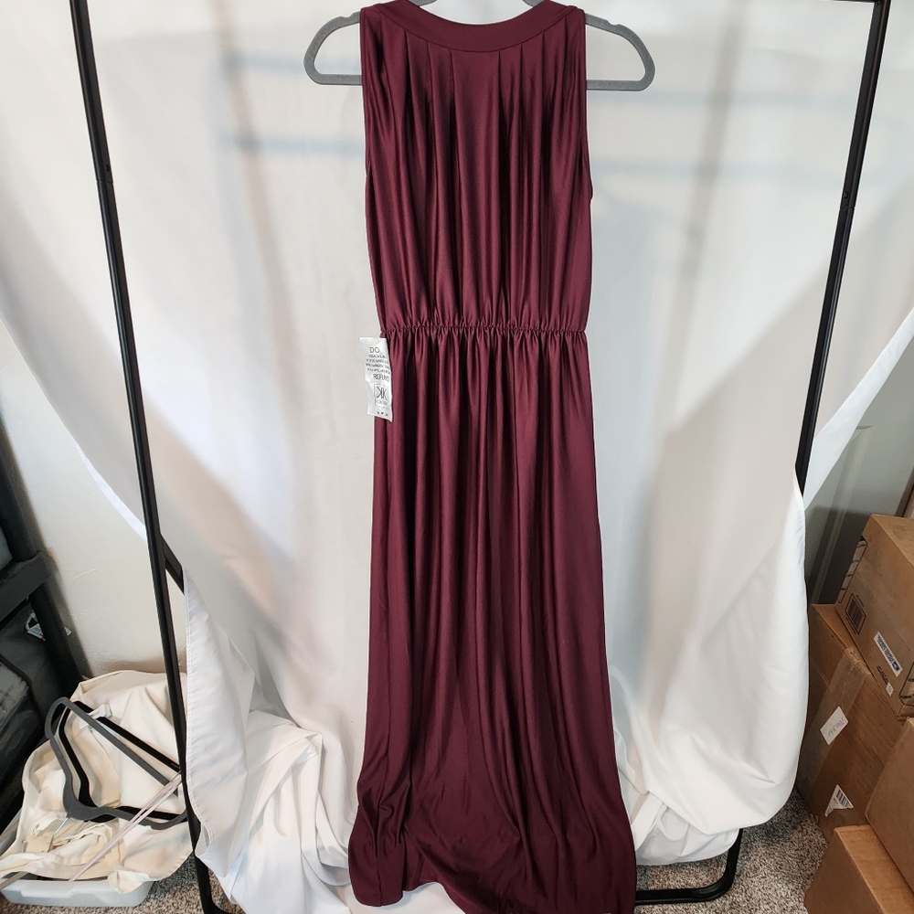 KOH KOH formal sleeveless gown dress NWT M LONG 46" FROM WAIST TO FLOOR